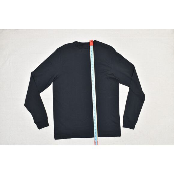 NEW Nike Men's Regular Size M Just Do It Long Sleeve Black Tee Long Sleeve - Picture 8 of 8